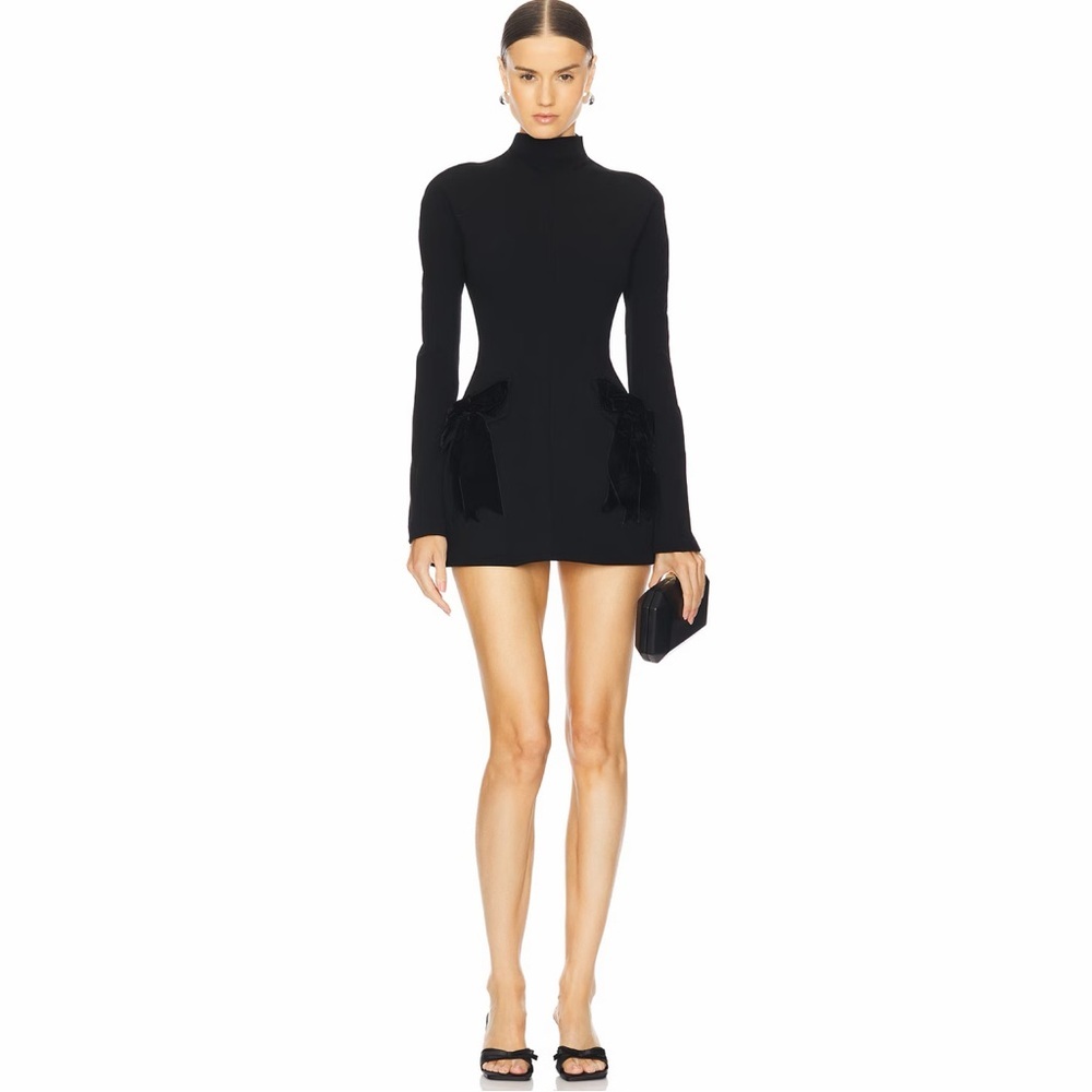 SANS FAFF Noir Mini Dress in Black